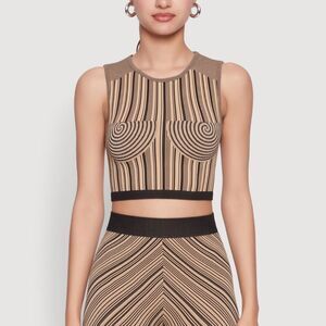 Striped Crop Top activewear
